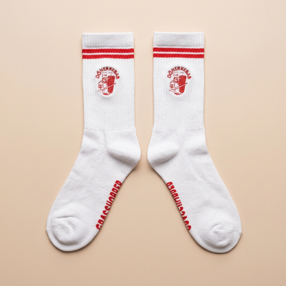 Bestickte Döner-Kebab-Statement-Socken: 37-43