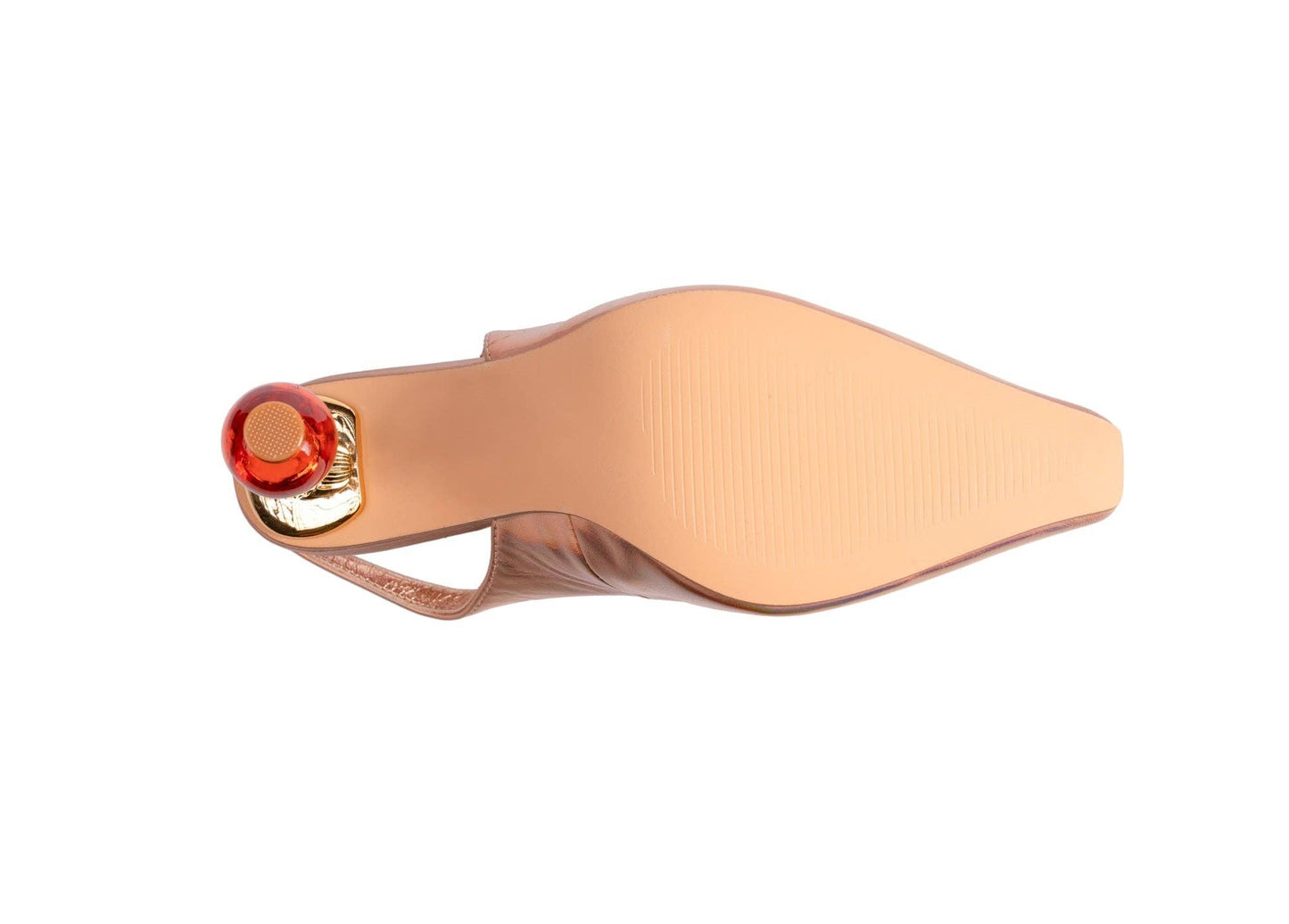 Ashley Kahen Slingback-Pumps Roségold