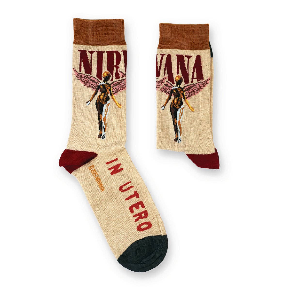 Nirvana Utero Socken: L: 41-46 UK (7½-11½) US (8-12)