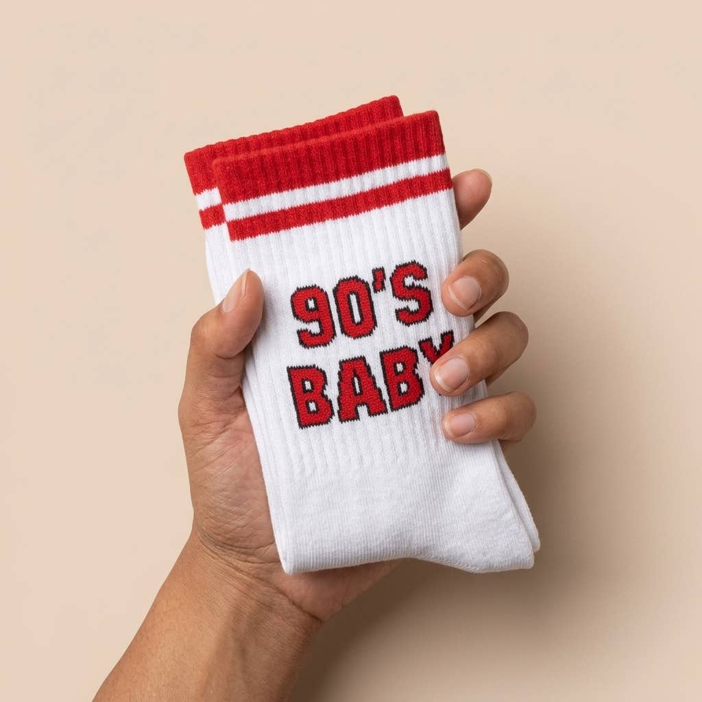 90er-Baby-Statement-Socken: 37-43