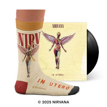 Nirvana Utero Socken: L: 41-46 UK (7½-11½) US (8-12)