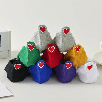 Damen-Socken Languette Coup de Coeur I 35-41: Blanc / 35-41