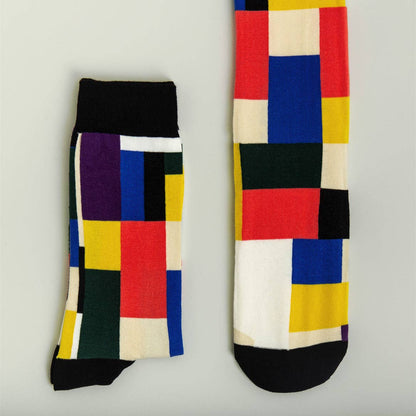 Socken mit Motiv von Theo van Doesburgs Gemälde