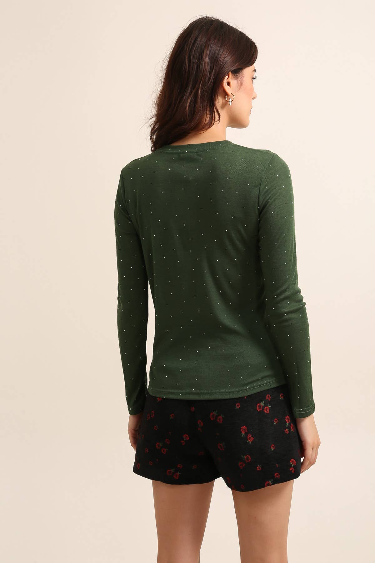 Long Shirt mit Strass