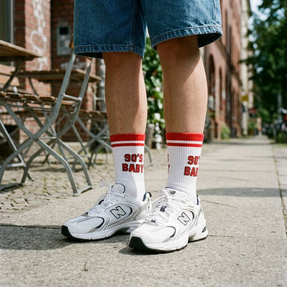 90er-Baby-Statement-Socken: 37-43