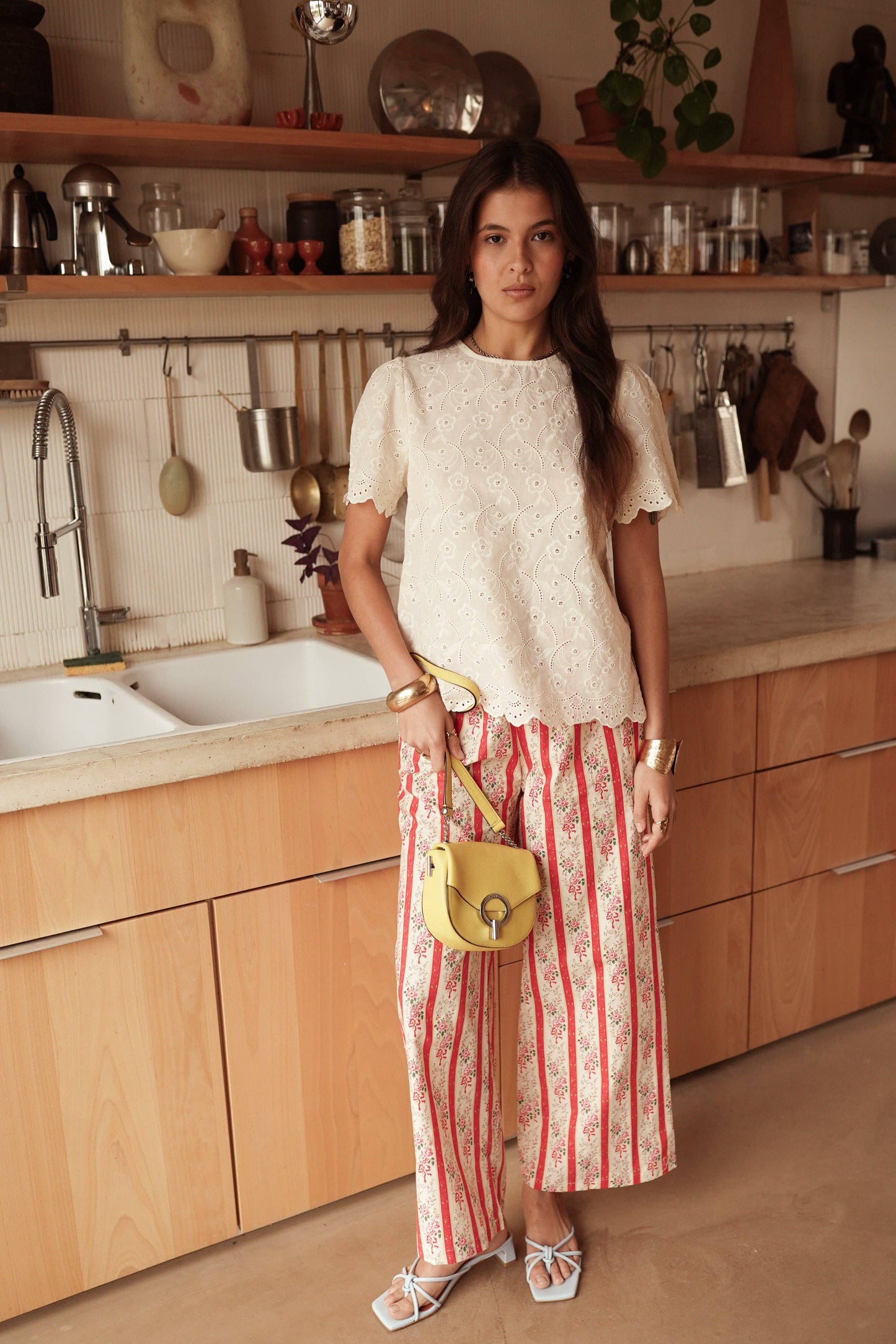 Top Elvan: Beige / M/L