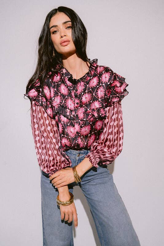 Piti Cuiti Bluse pink