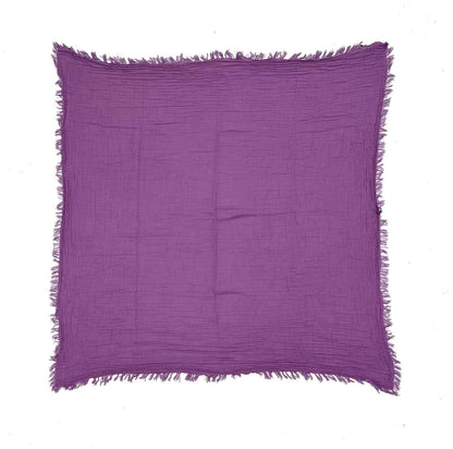 Emma-Purple: 80X80 / 100% COTTON