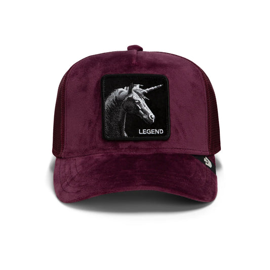 Goorin Cap Velour Legend burgundy