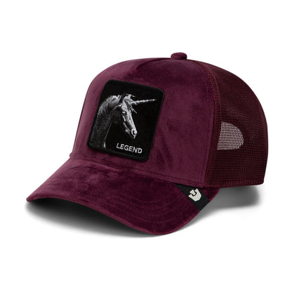 Goorin Cap Velour Legend burgundy
