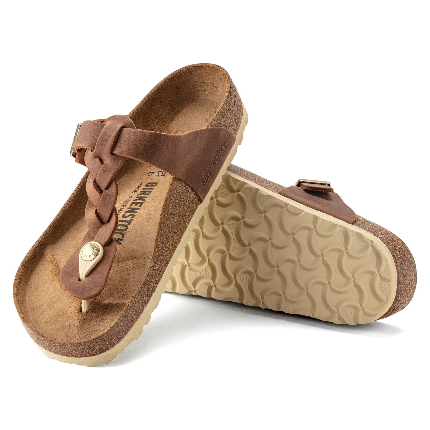 Birkenstock Gizeh Braided Cognac Hippie