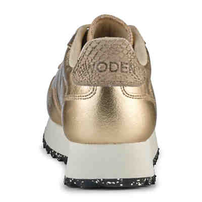 Woden Nora III Damen Sneaker Plateau Gold