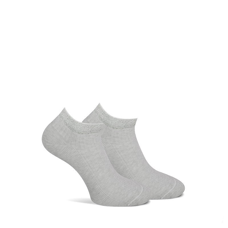 MarcMarcs Damen Sneaker Socks Amsterdam Light Grey