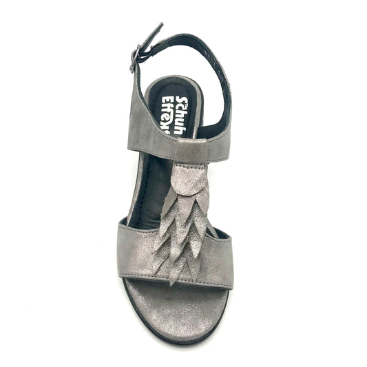 Sandalen Silber Leder