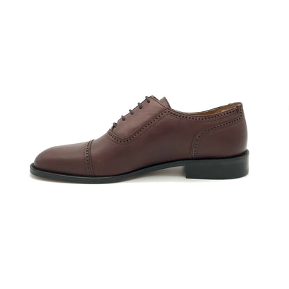 Herren Business Schuhe Elegant Dunkelbraun