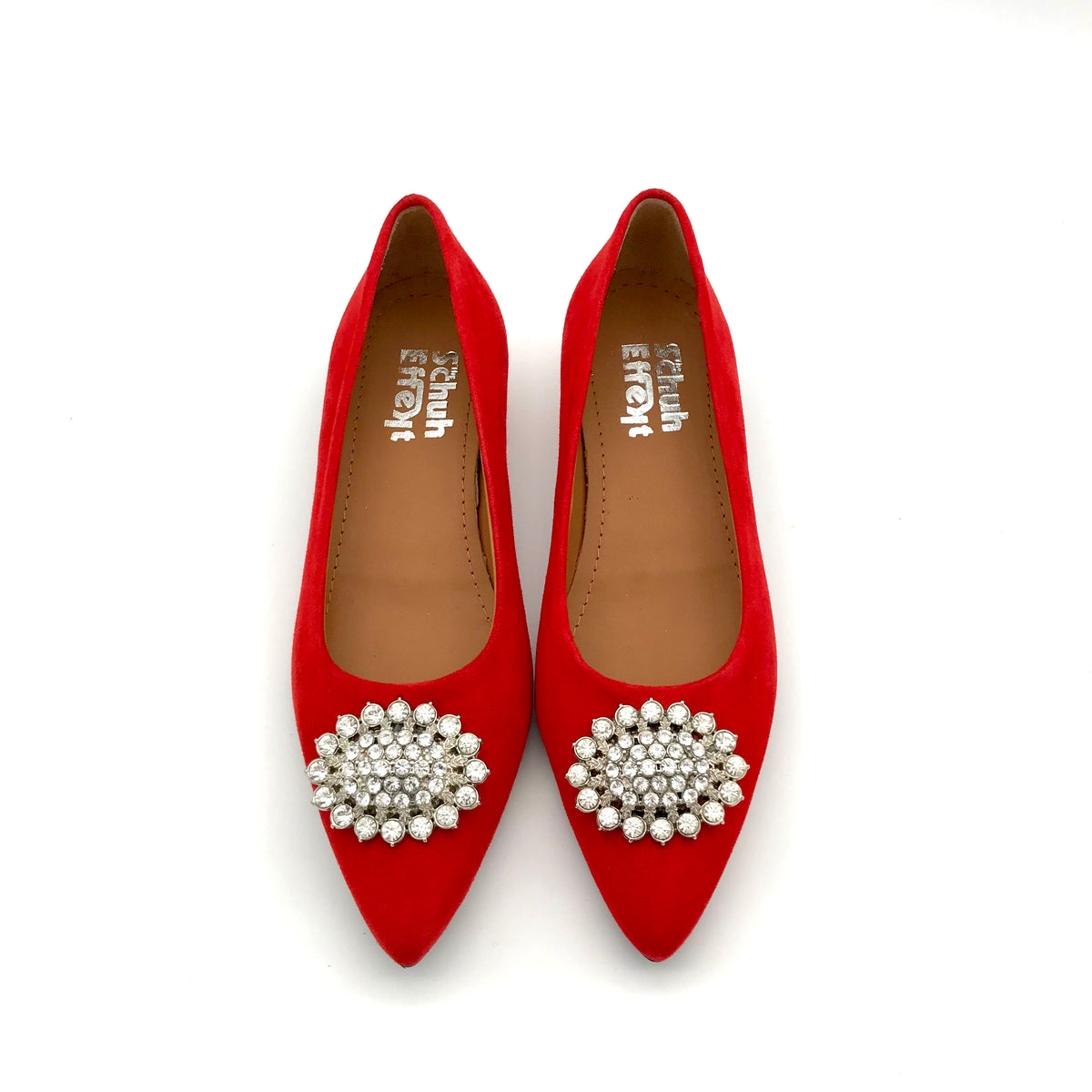 Ballerina mit Schmuck Dekor - Rot