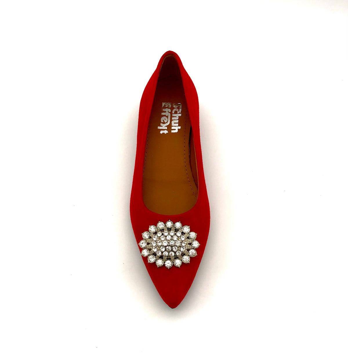Ballerina mit Schmuck Dekor - Rot