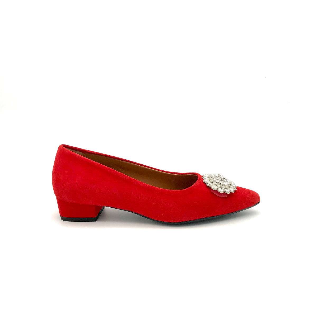 Ballerina mit Schmuck Dekor - Rot