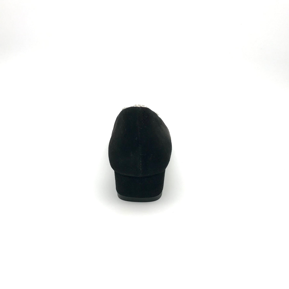 Ballerinas mit Schmuck Dekor - Schwarz