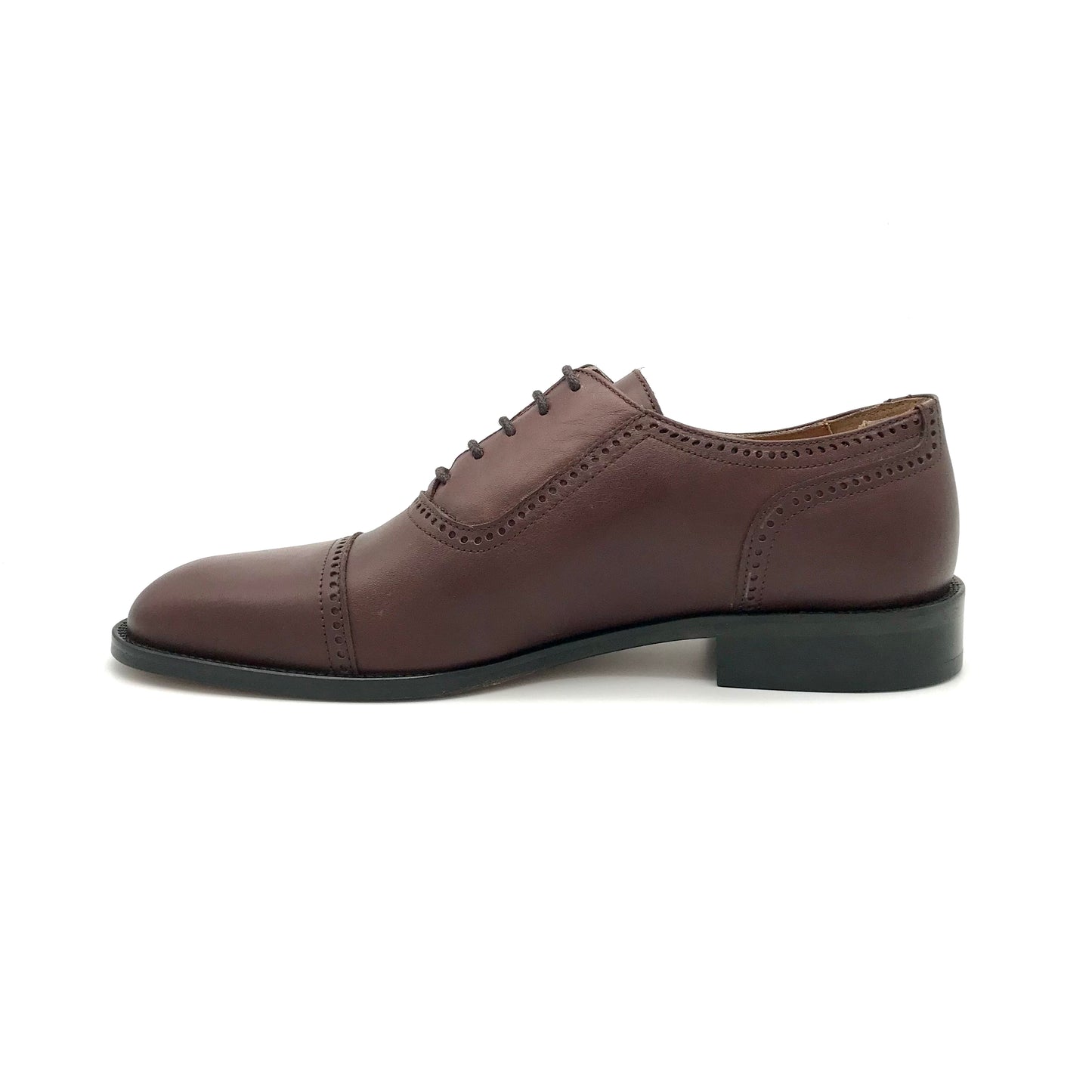 Herren Business Schuhe Elegant Dunkelbraun