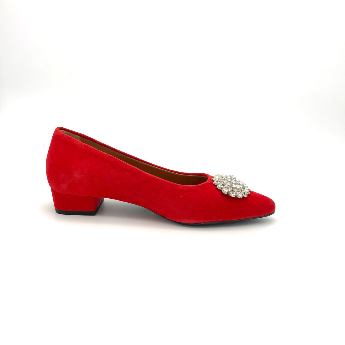 Ballerina mit Schmuck Dekor - Rot