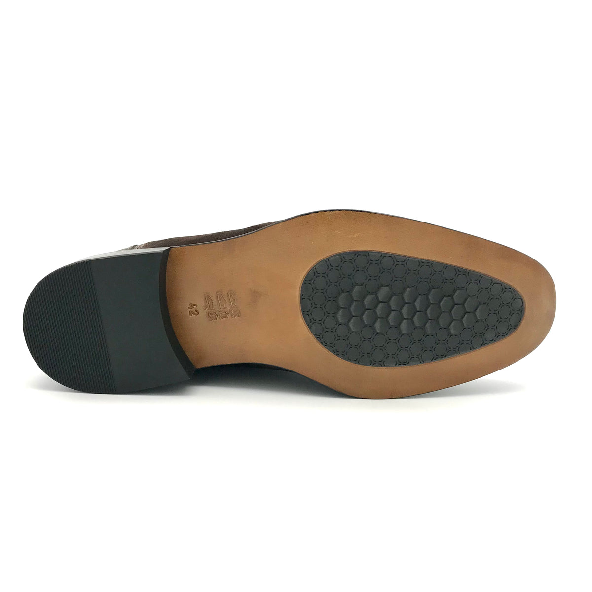 Herren Stiefeletten Elegant Leder Dunkelbraun