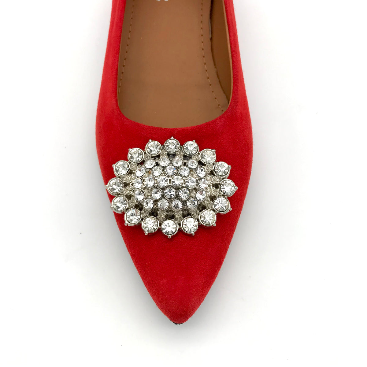 Ballerina mit Schmuck Dekor - Rot
